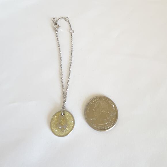 DIOR Metal Rhinestone Pendant and Classic Dior Logo Bracelet - Picture 11 of 13